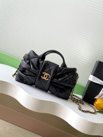 Ch*el mini bow bag 18x26x5cm