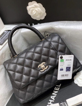Ch*el samll coco handle bag