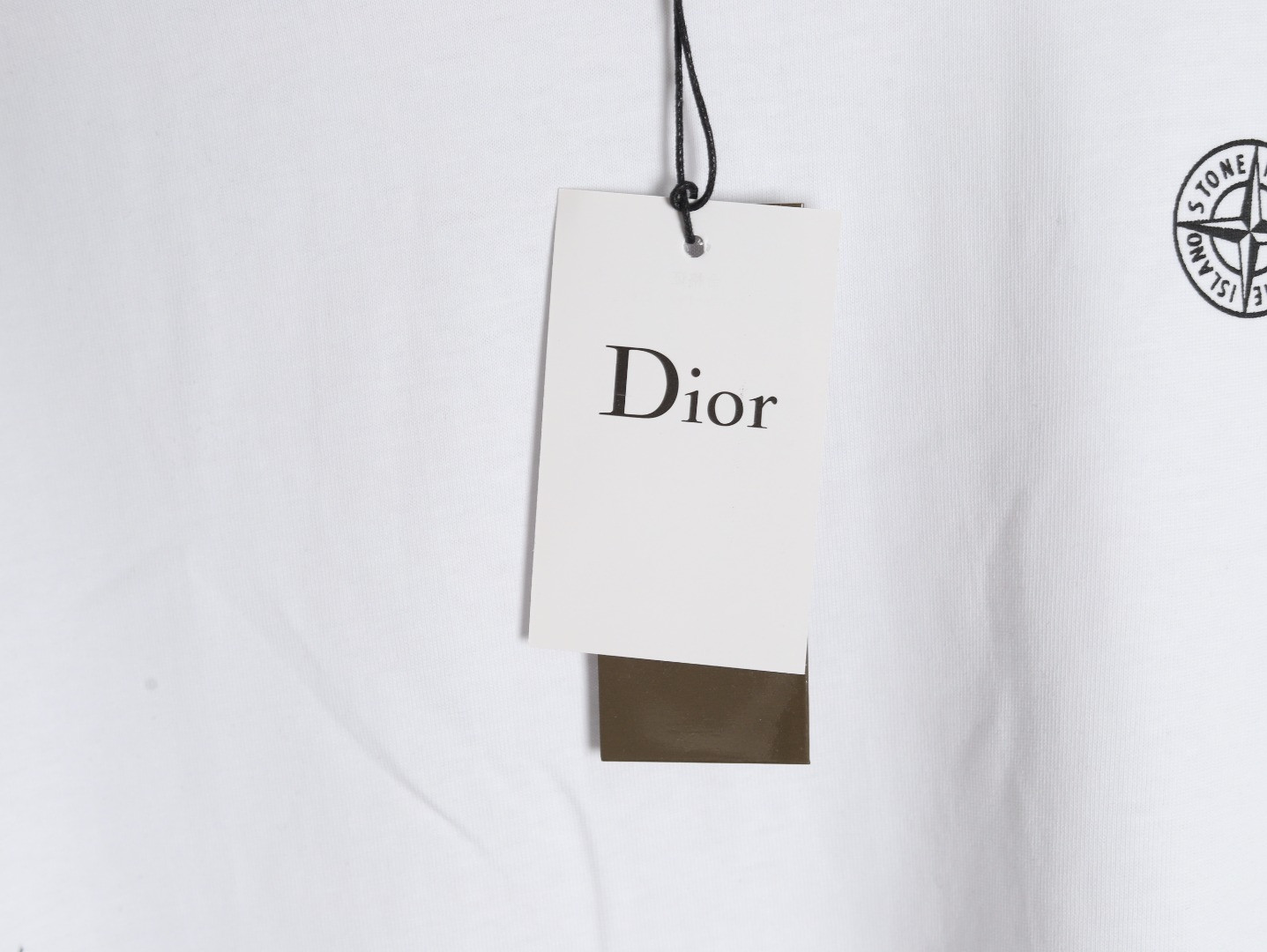 D*or x stone island 25ss short-sleeved t-shirt