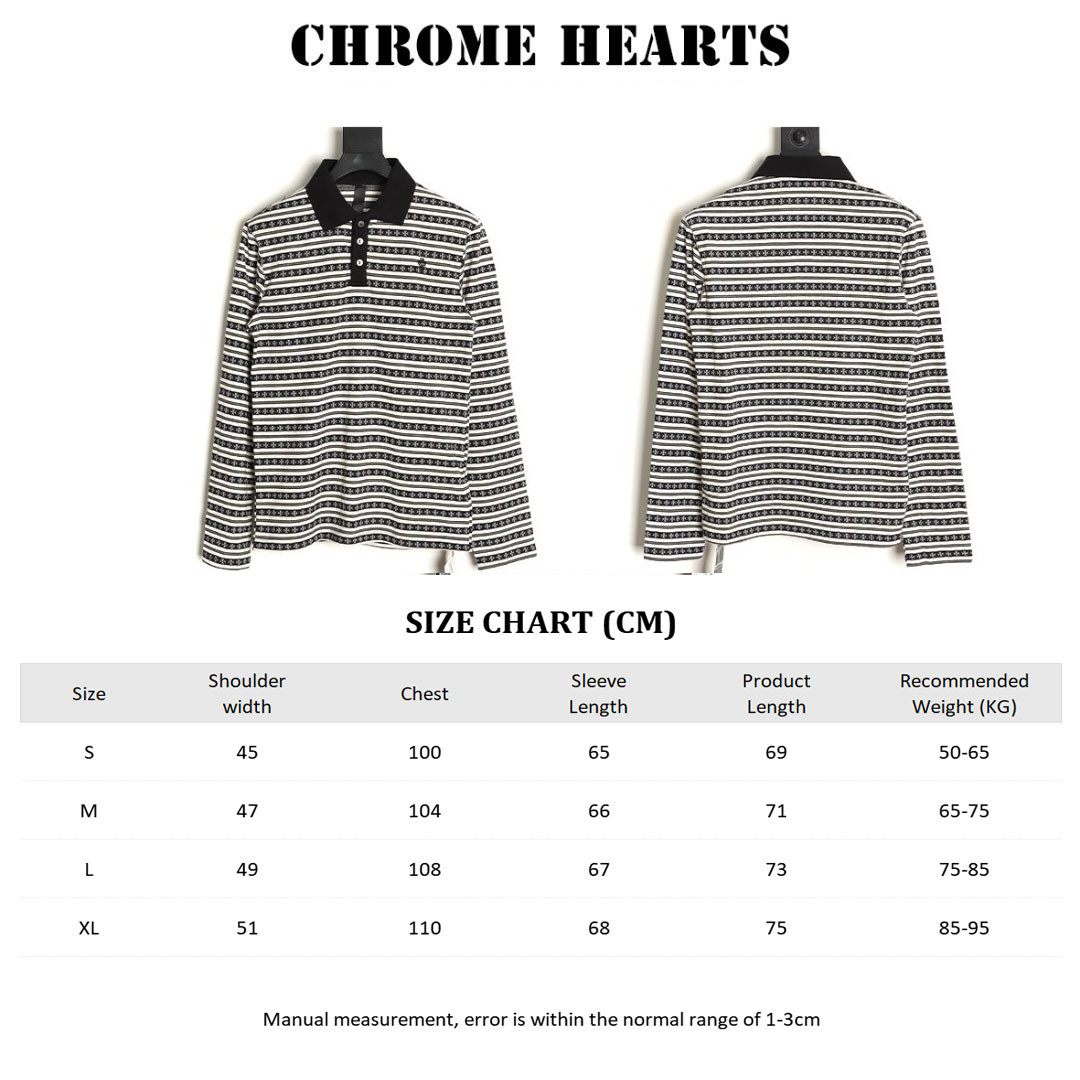 Ch**me He**ts 25fw polo shirt