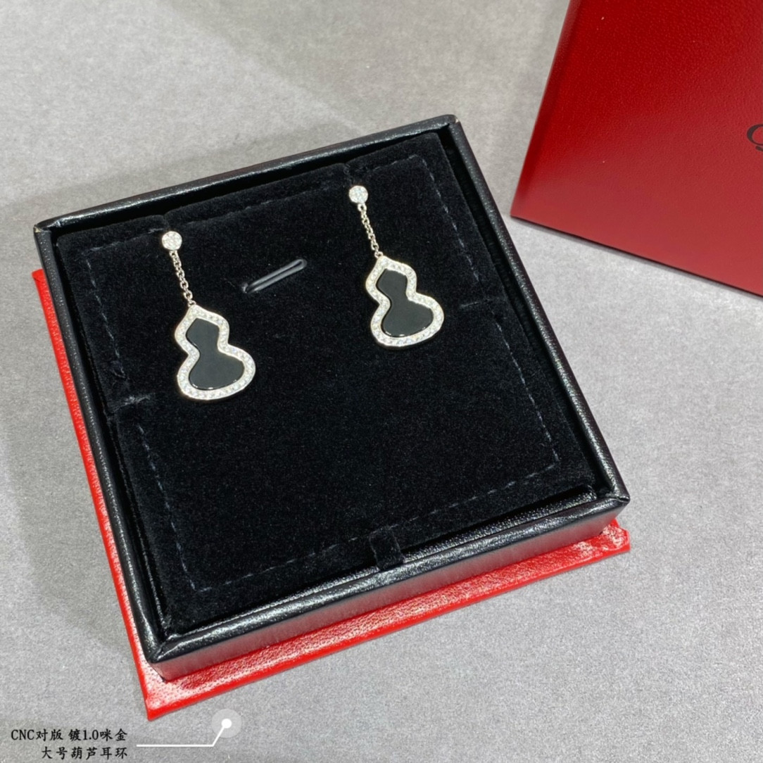Qeelin Large Gourd Earrings