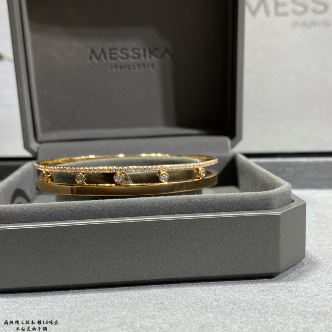 messika half Di*m*nd moving bracelet