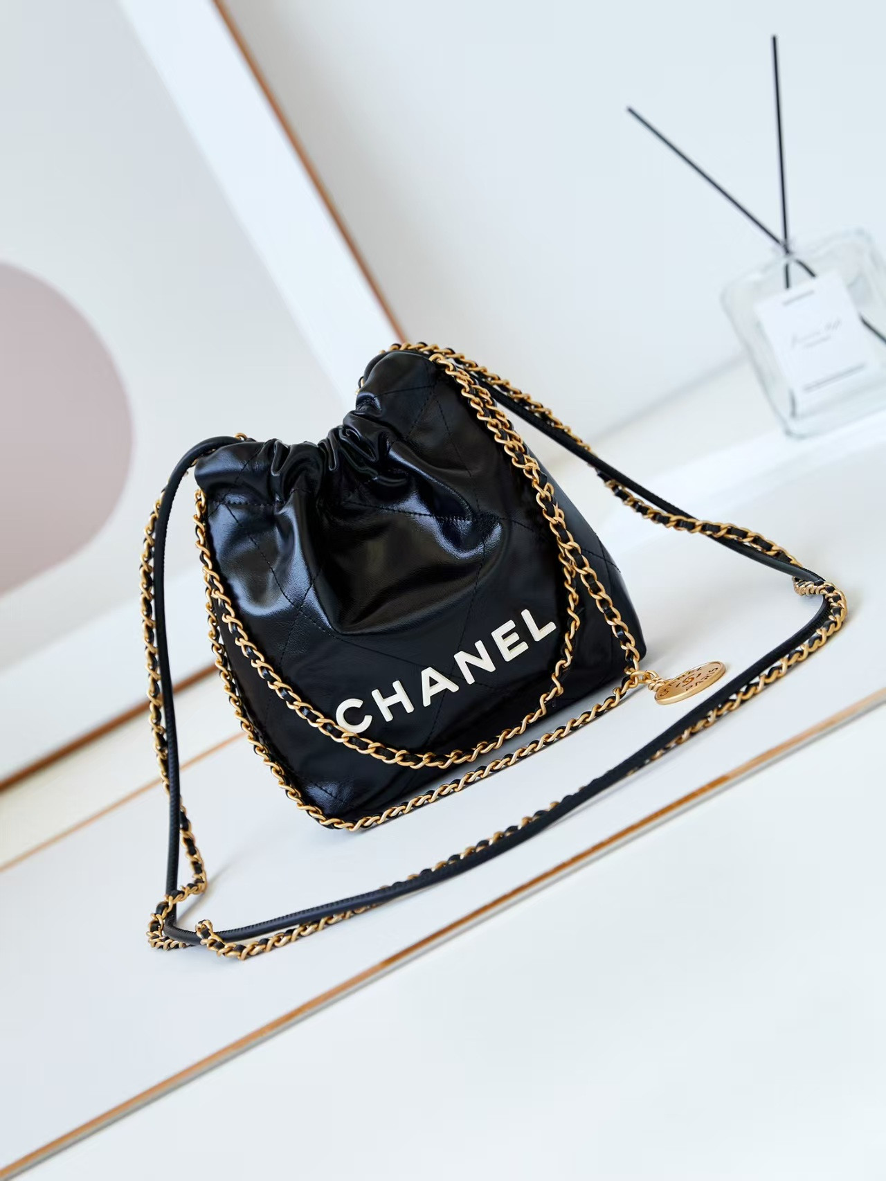 Ch*el 22 mini handbag 20x19x6cm