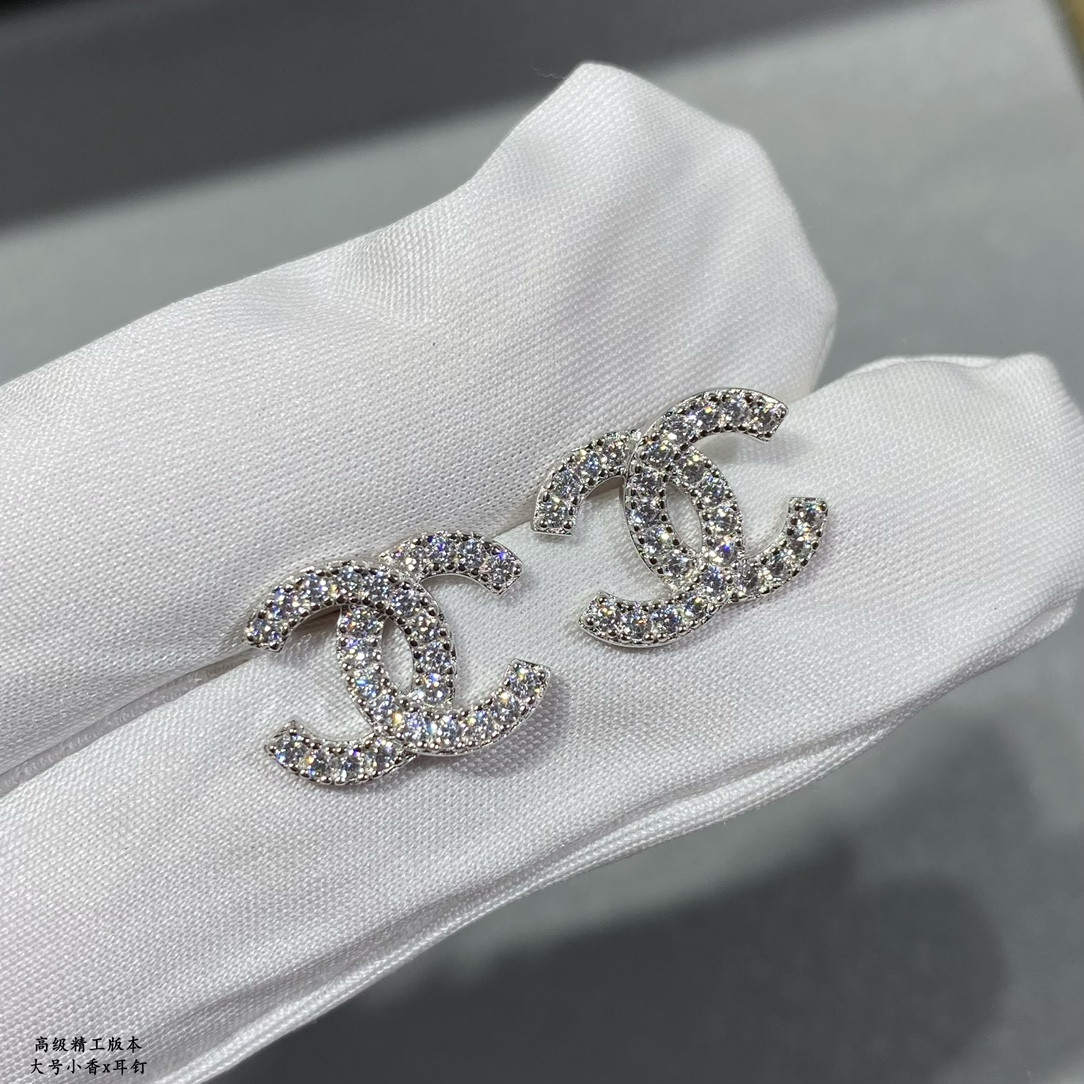 Ch*el large Ch*el earrings