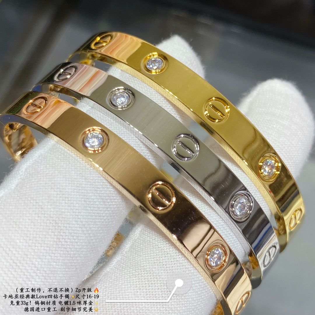 ca*t*er love four Di*m*nd bracelet(no returns or exchanges accepted)
