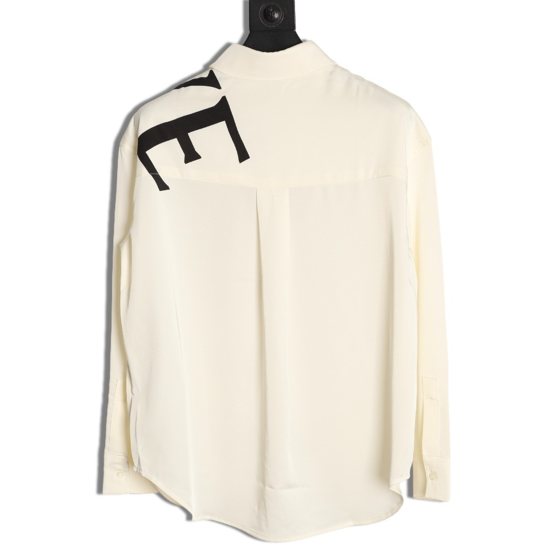 L0ew* 25fw long-sleeved shirts