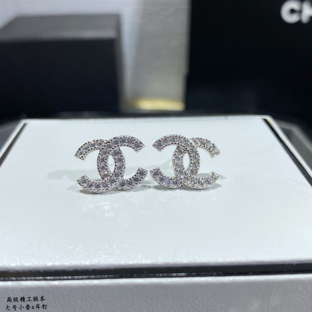 Ch*el large Ch*el earrings