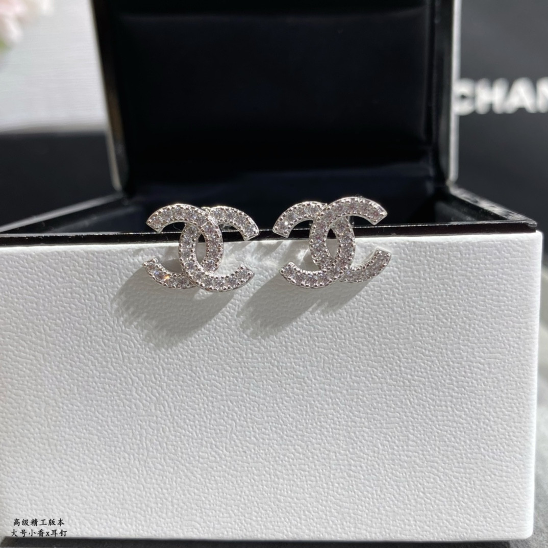 Ch*el large Ch*el earrings