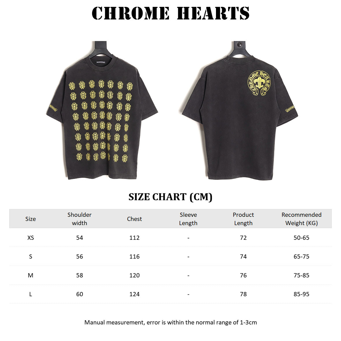 Ch**me He**ts 25ss short-sleeved t-shirt