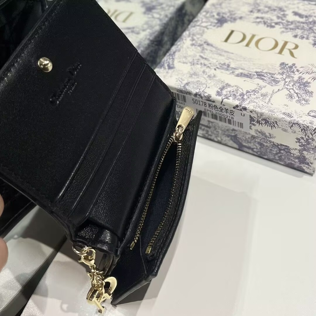 D*or mini lady D*or gardenia wallet 11x9x3cm