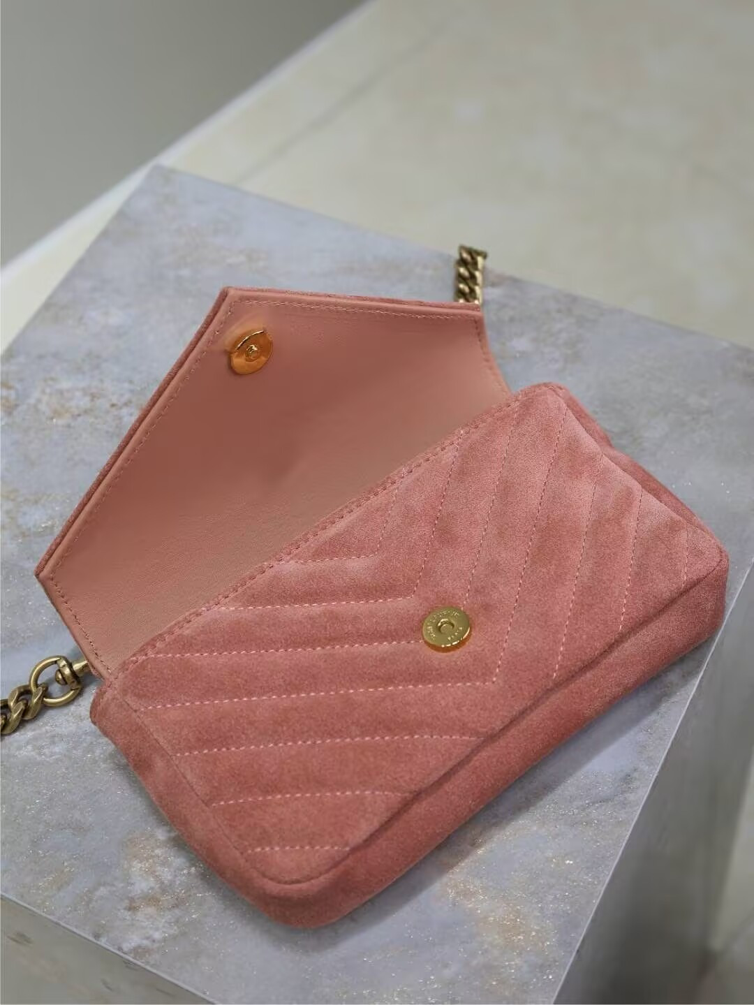 Y*L loulou college mini in suede 20x13x3cm