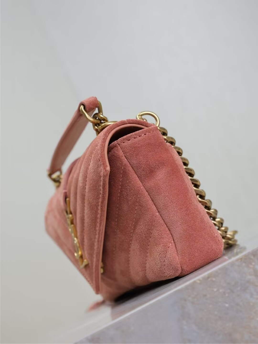 Y*L loulou college mini in suede 20x13x3cm