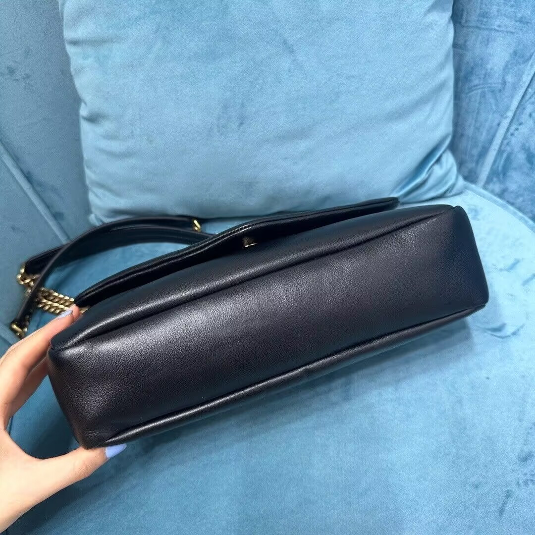 Y*L calypso small in plunged lambskin 26x14x7cm