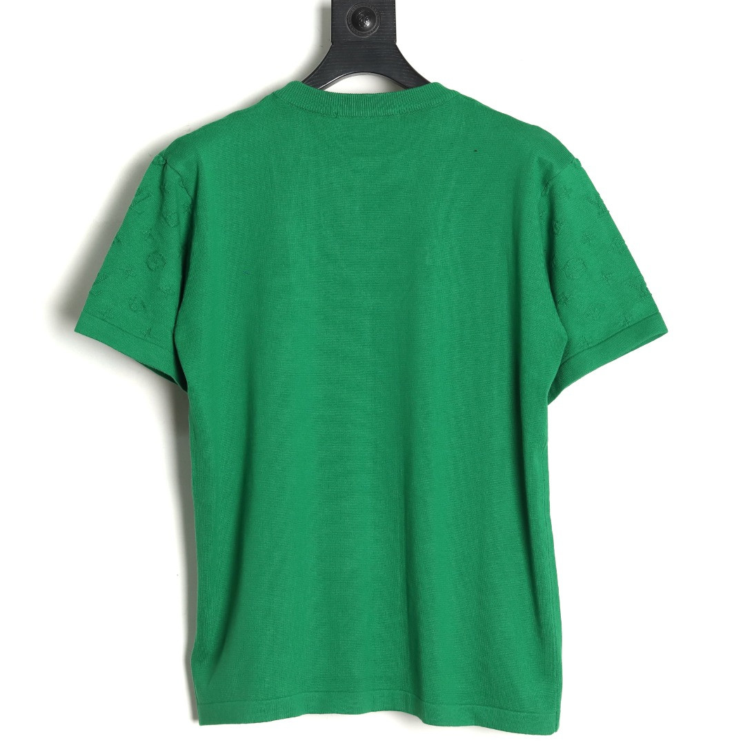 l0*is V*t0n lv 25fw knitting short-sleeved