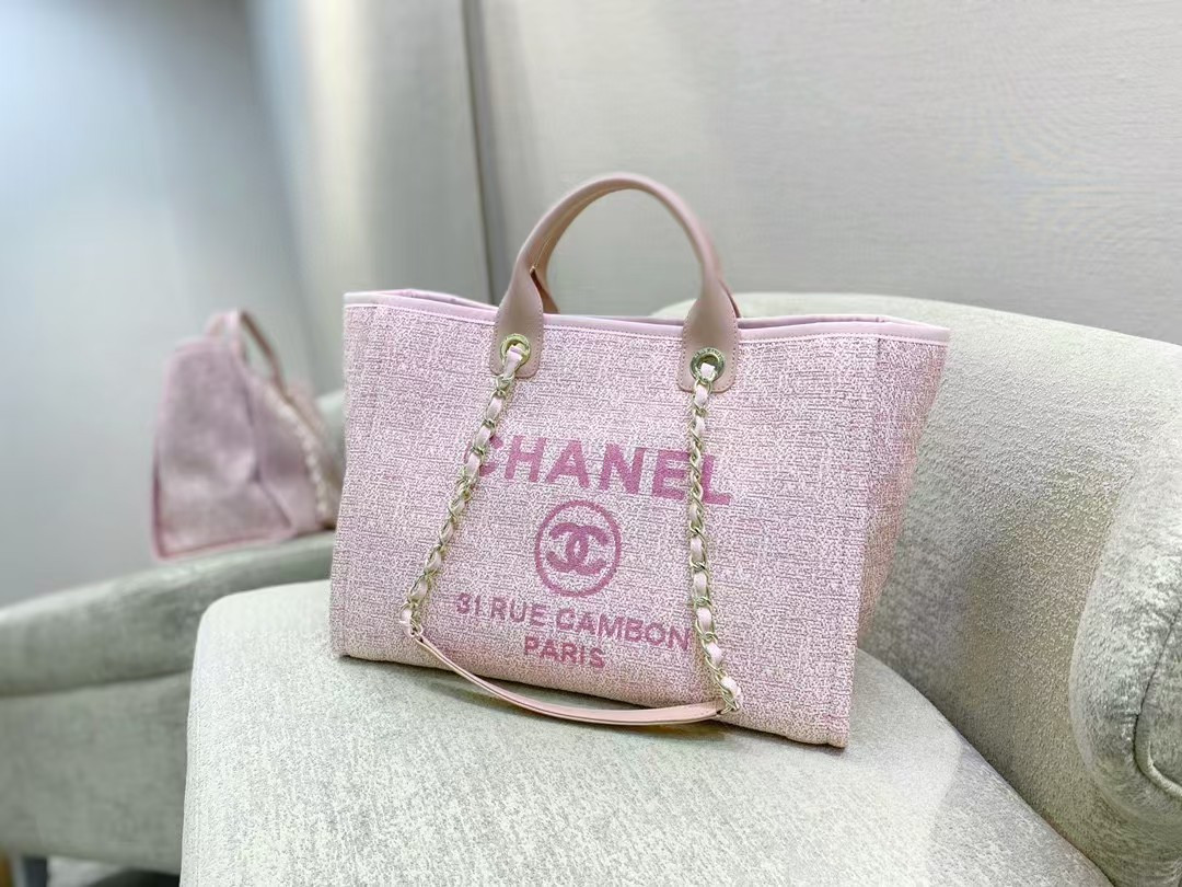 Ch*el deauville tote 38cm 38-30-18cm