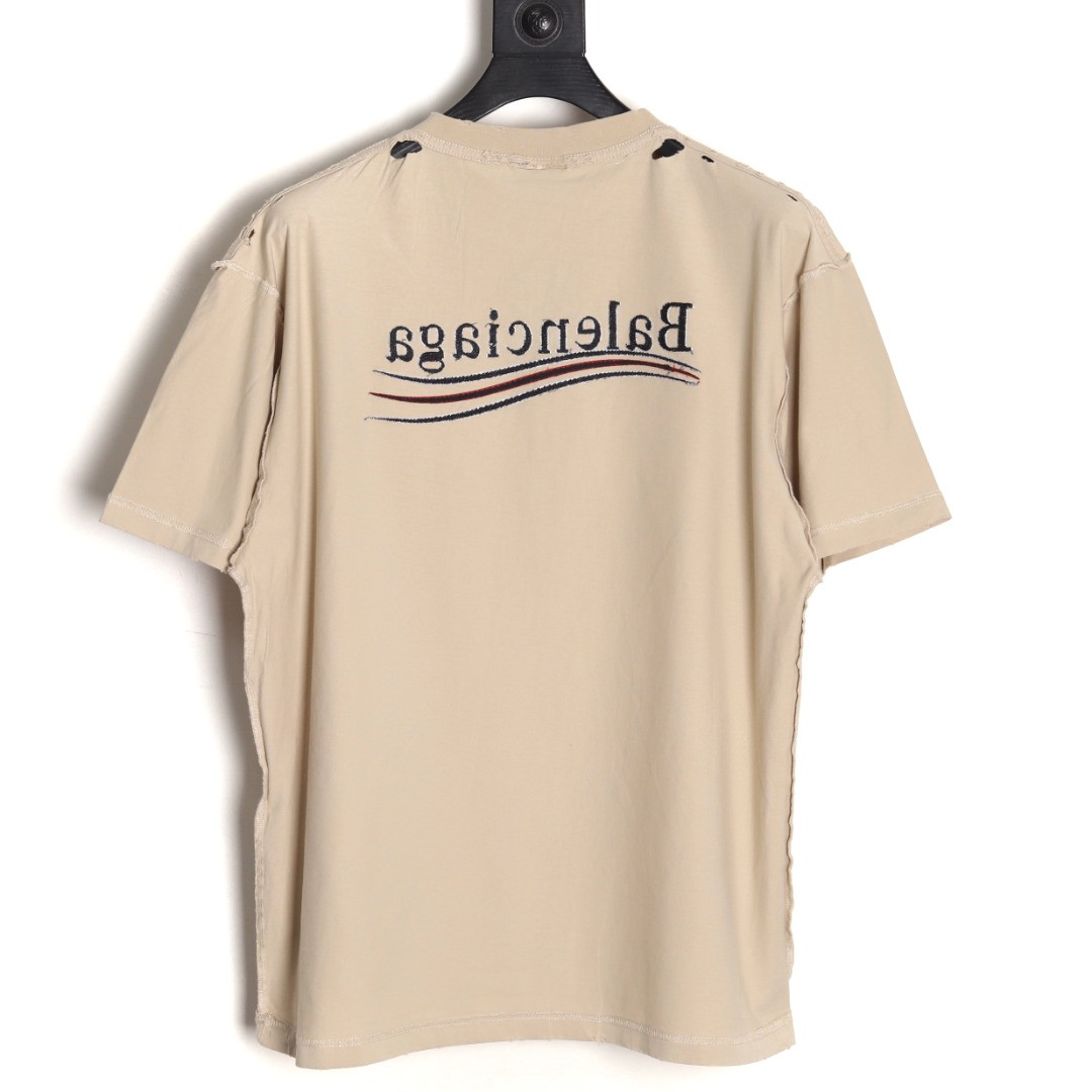 Ba*len*cia*ga 25ss short-sleeved t-shirt
