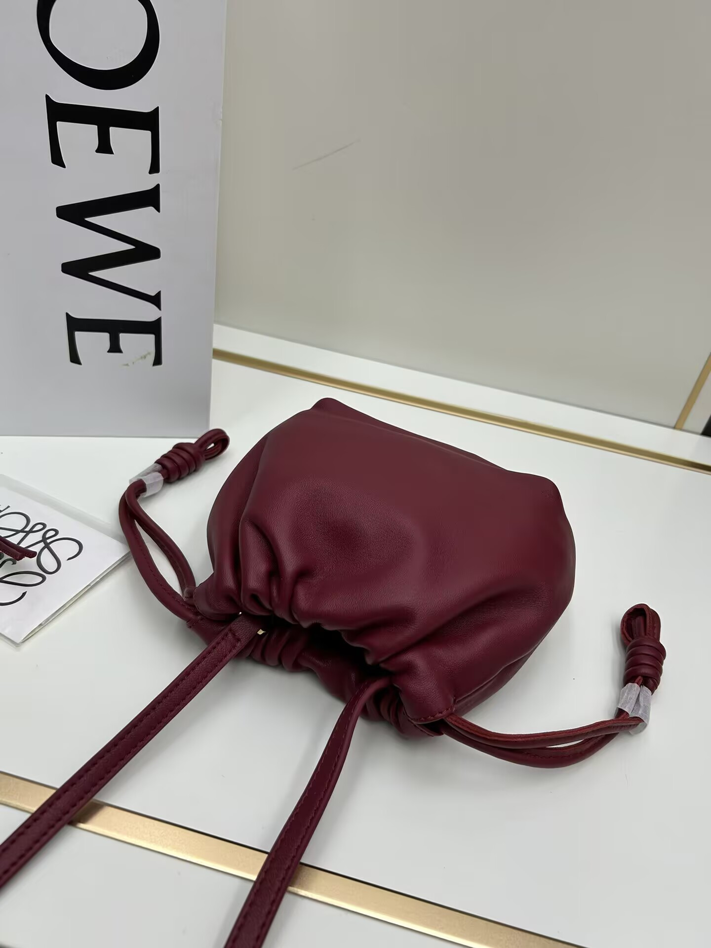 L0ew* flamenco purse 23x5.5x17cm