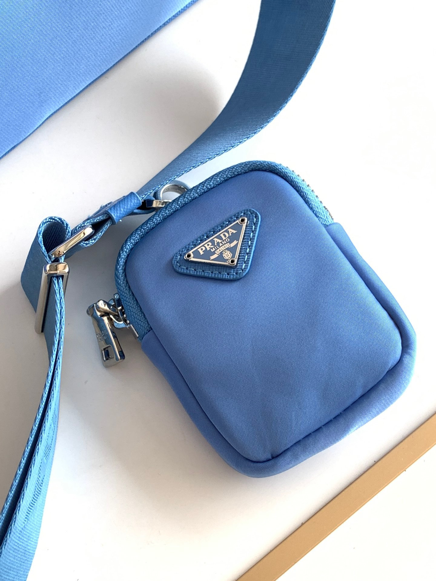 Pra*a re-edition 2005 re-nylon bag blue