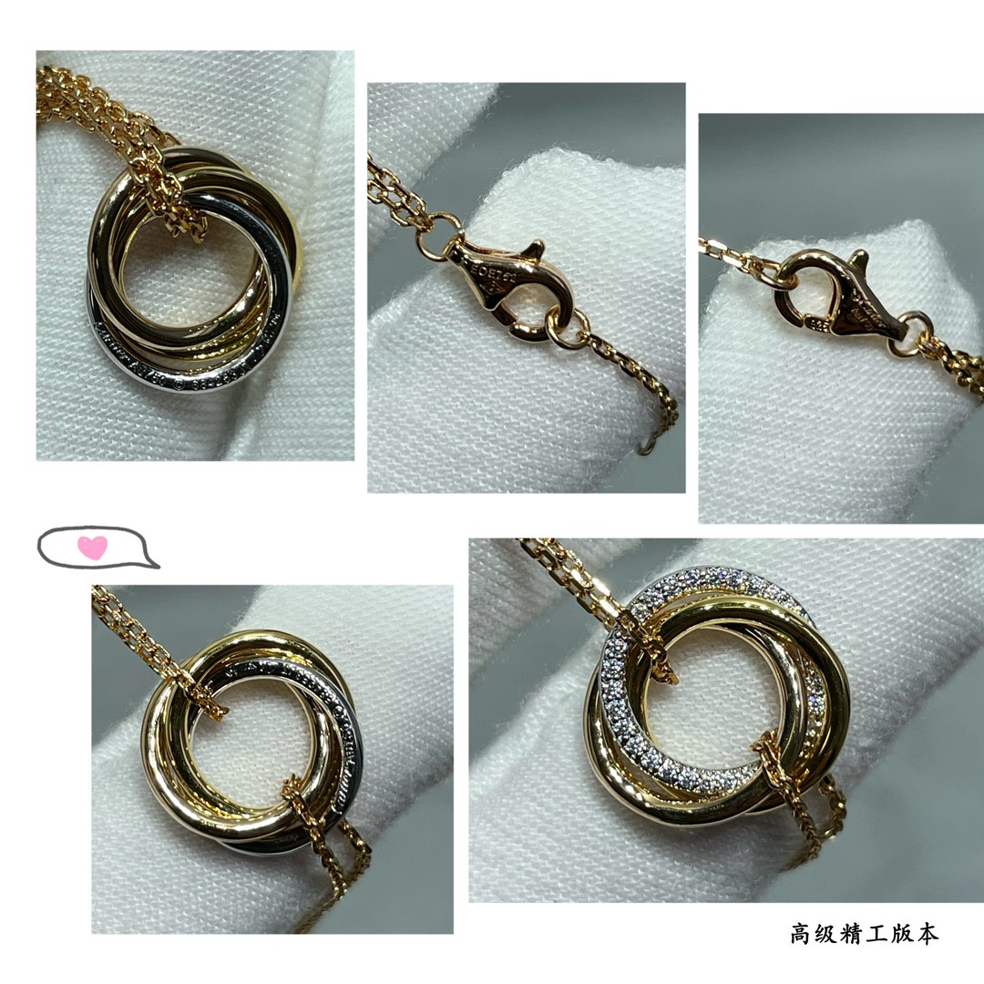 ca*t*er small size triple-ring Di*m*nd bracelet