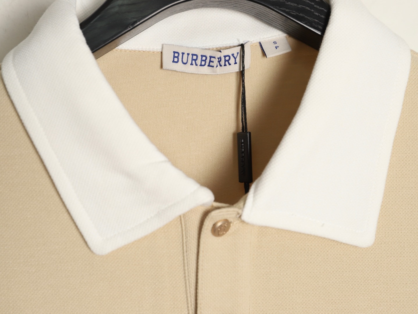 B**rry long-sleeved polo shirt