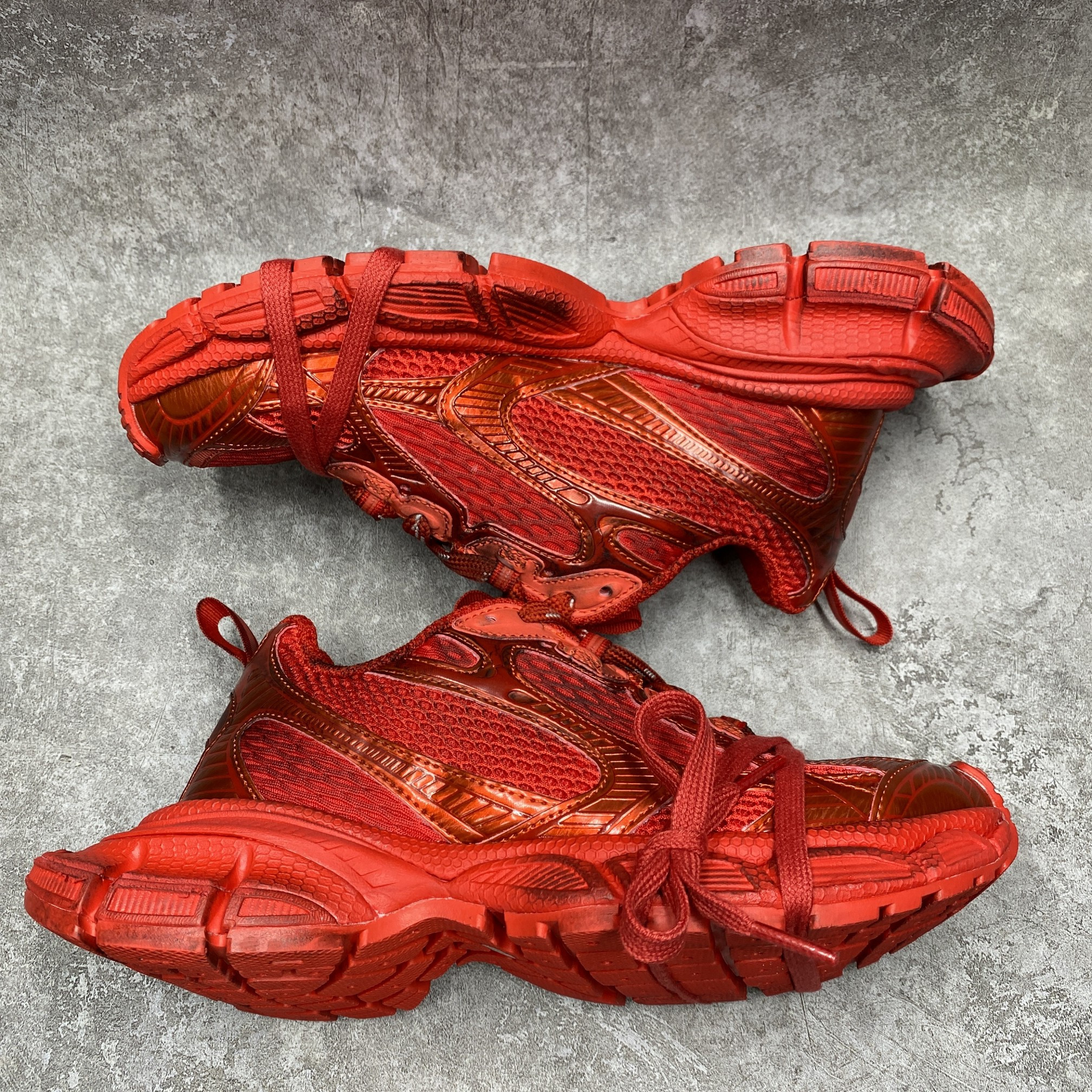 Balenciga 3XL Sneaker in Red