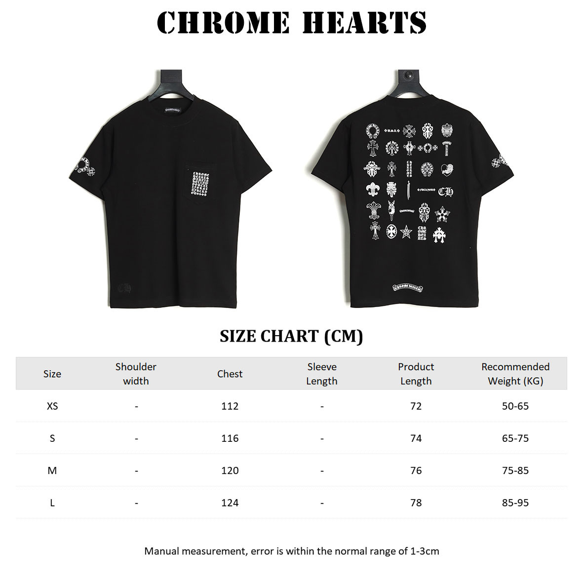 Ch**me He**ts 25ss short-sleeved t-shirt