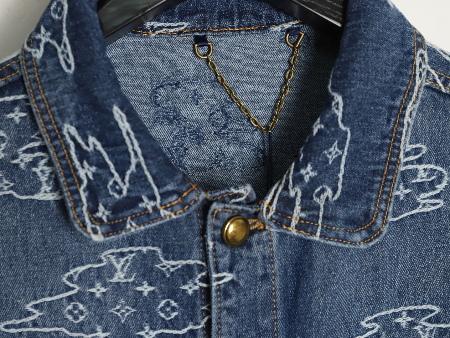 l0*is V*t0n 25fw denim jacket suit