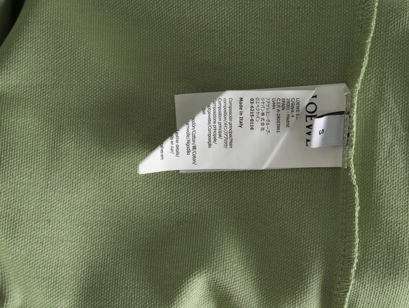 L0ew* short-sleeved polo shirt