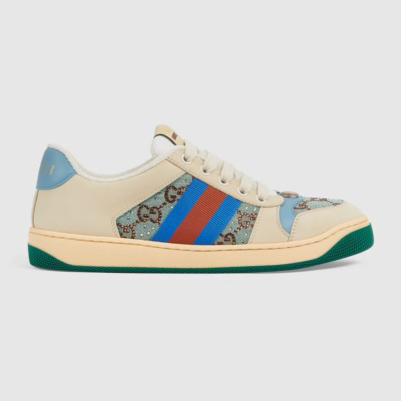 GC Crystal-embellished GG Screener sneakers