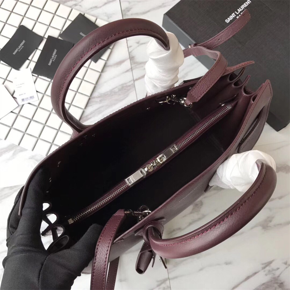 Y*L sac de jour small in grained leather