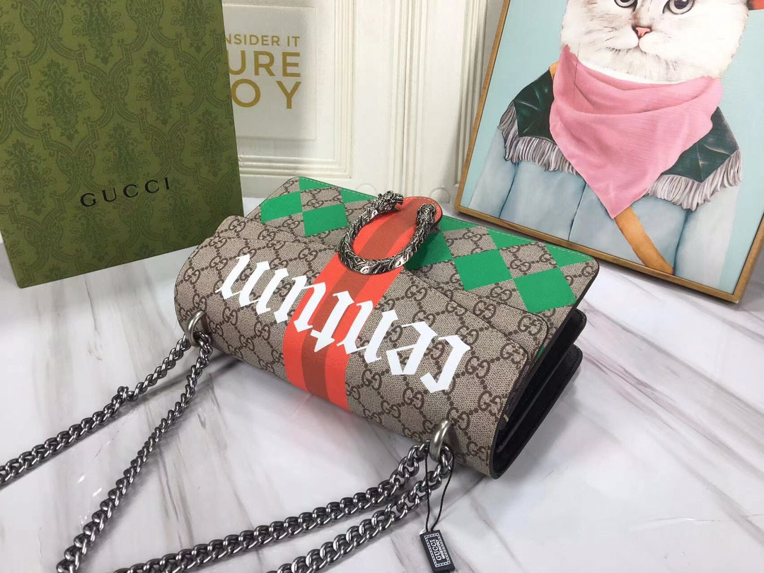 G*u*i dionysus small shoulder bag 11"wx7"hx3.5"d