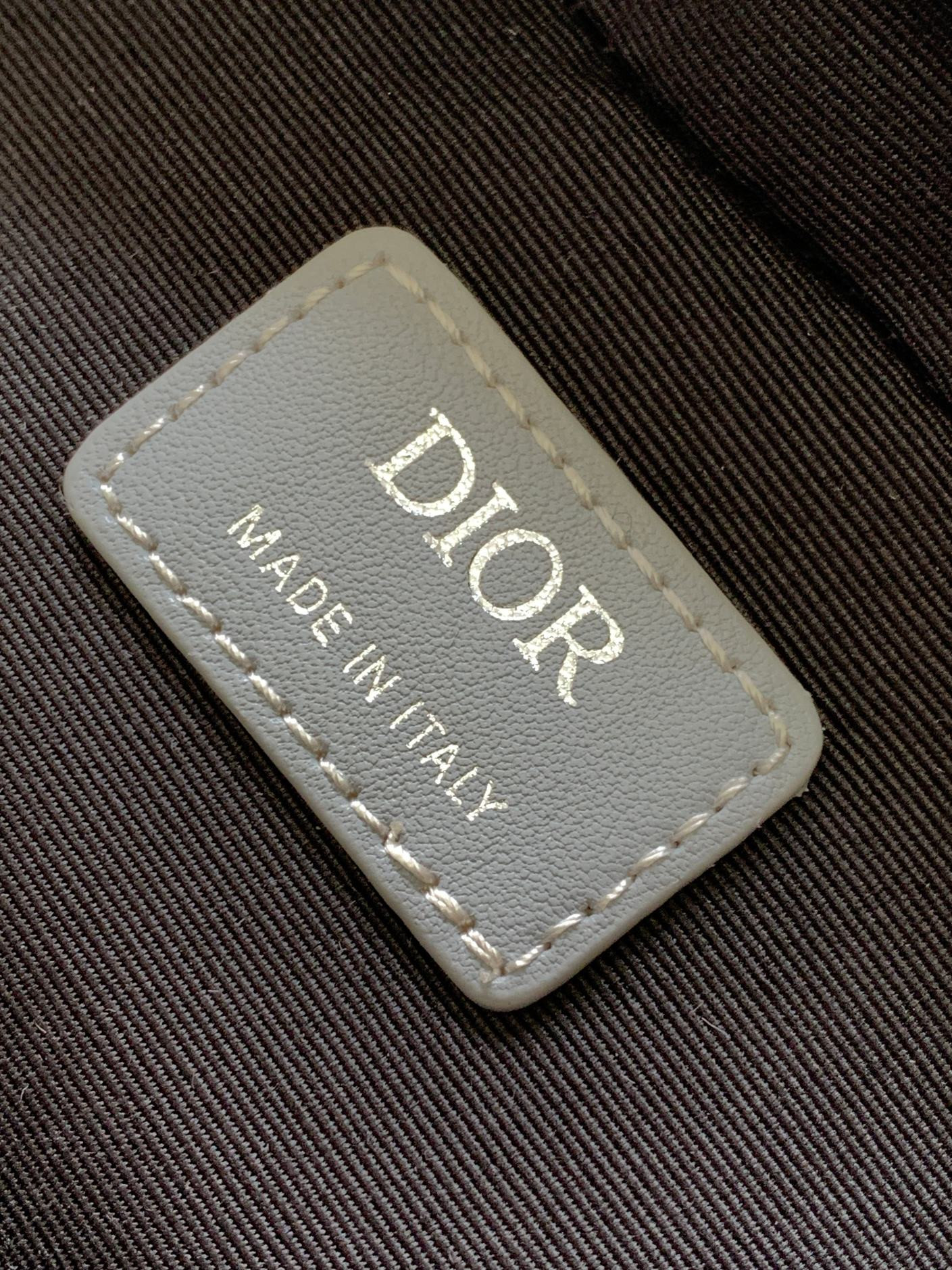 D*or safari bag with strap light gray 8.5 x 6 x 2.5 inches