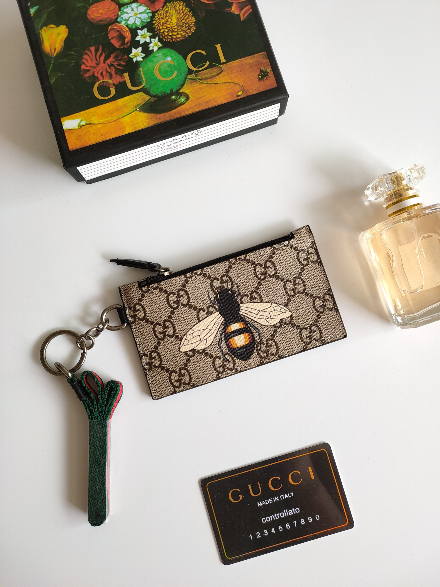 G*u*i gg card case wallet