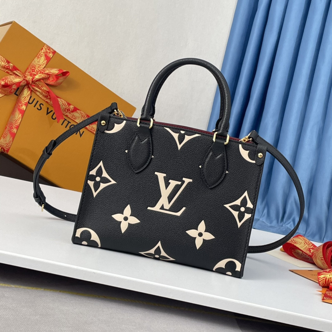 LV M45659 Onthego PM 9.8 x 7.5 x 4.5 inches