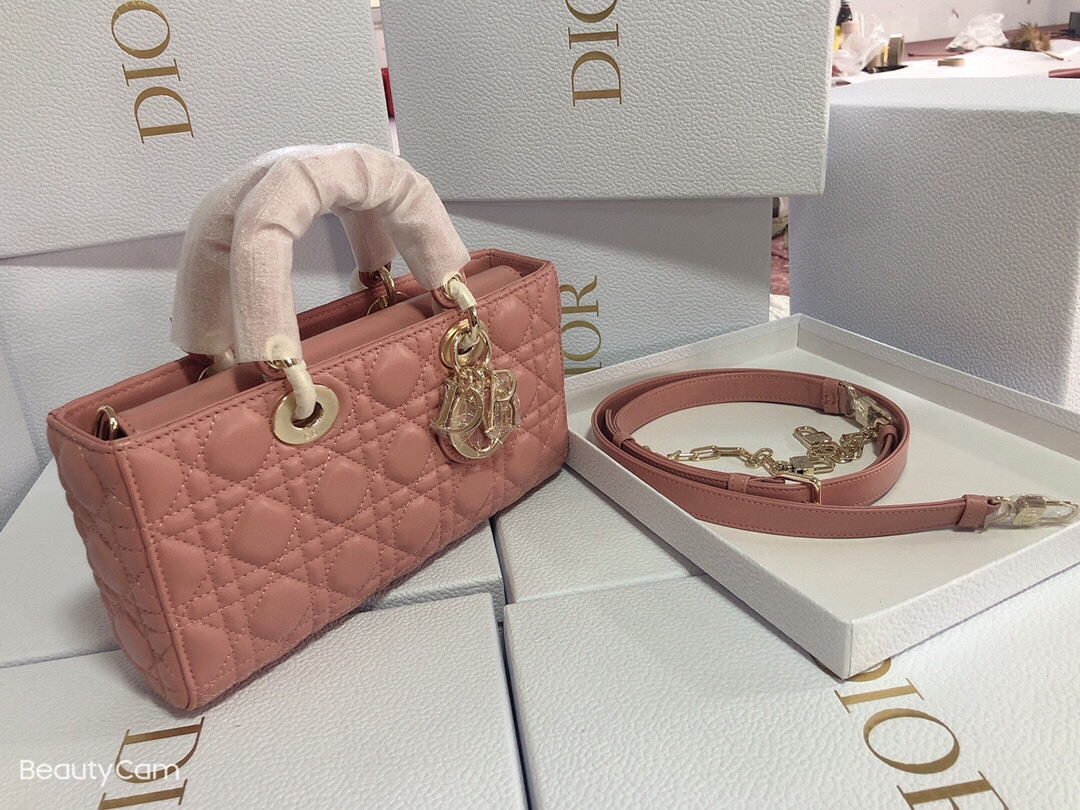 D*or lady d-joy bag medium pink 26 x 13.5 x 5 cm