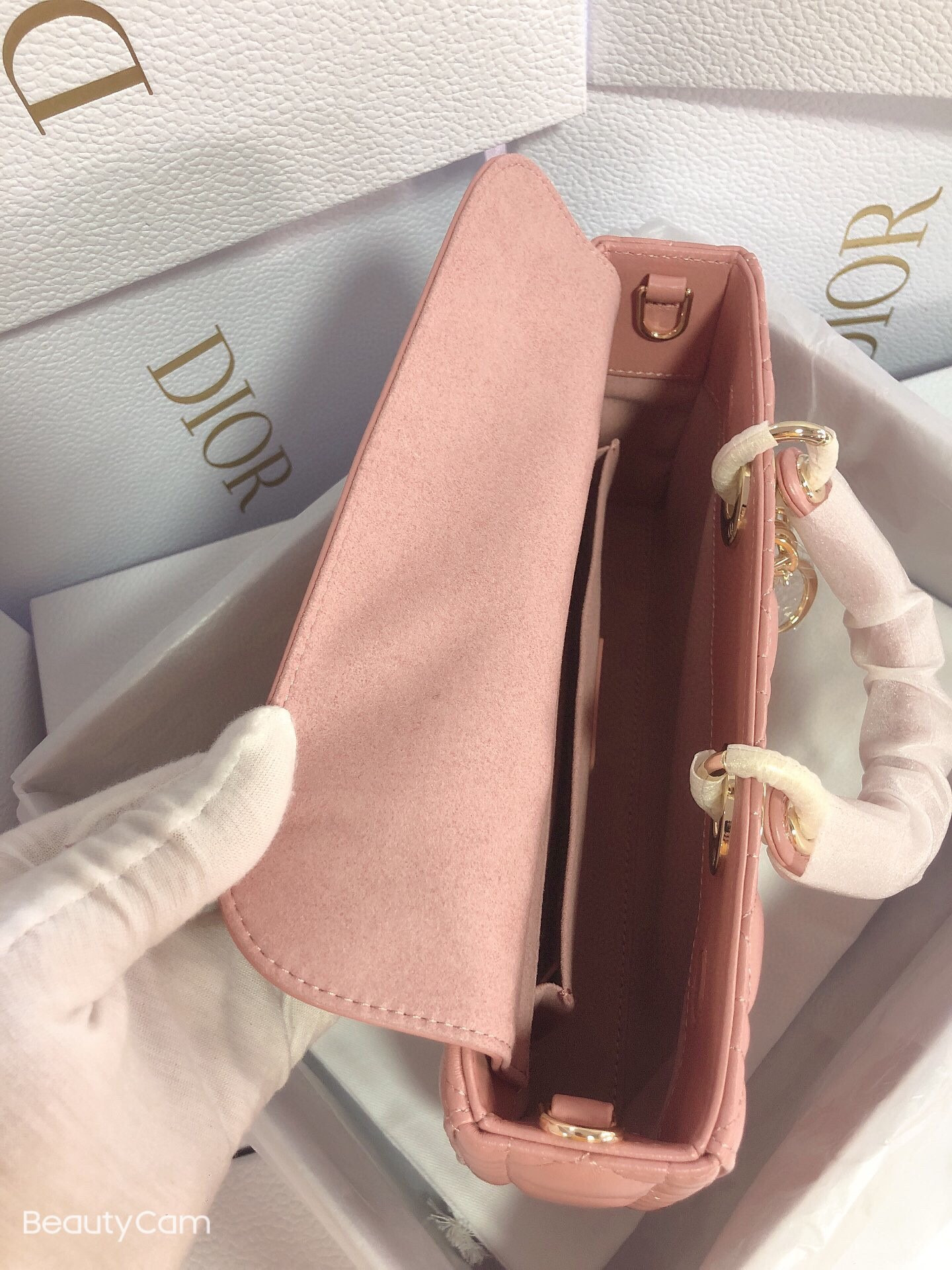 D*or lady d-joy bag medium pink 26 x 13.5 x 5 cm