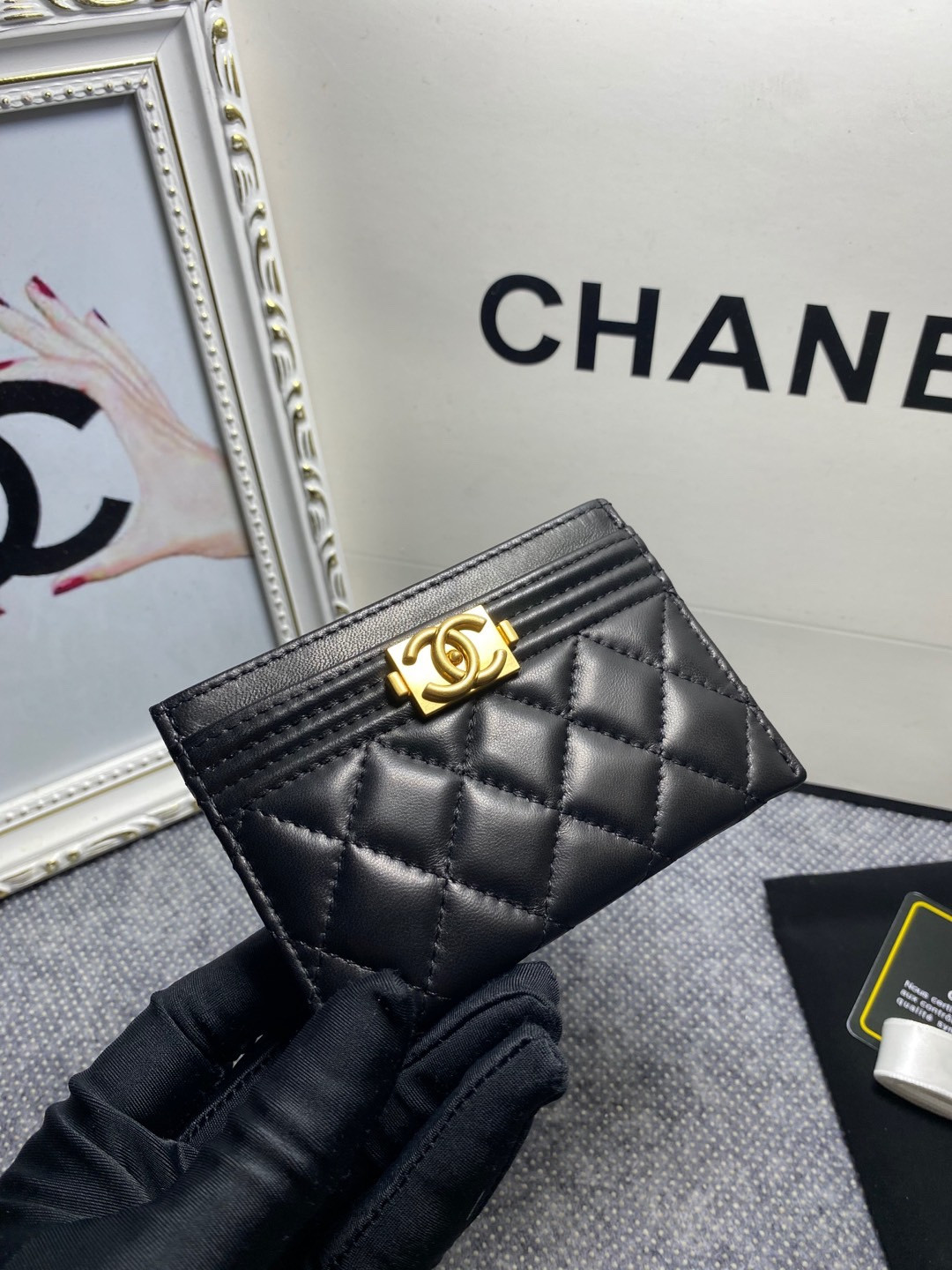 Ch*el card holder 10cm