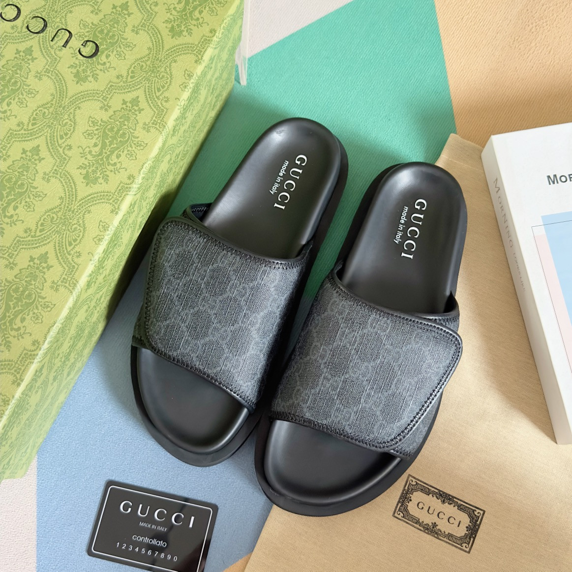 ua G*u*i gg slide sandal