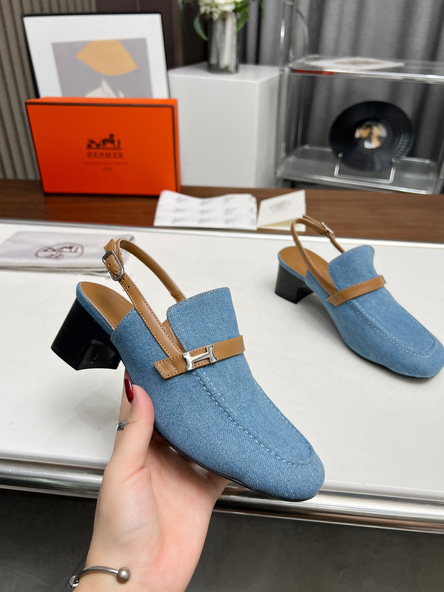 UA Hermès Infinie 50 Pump