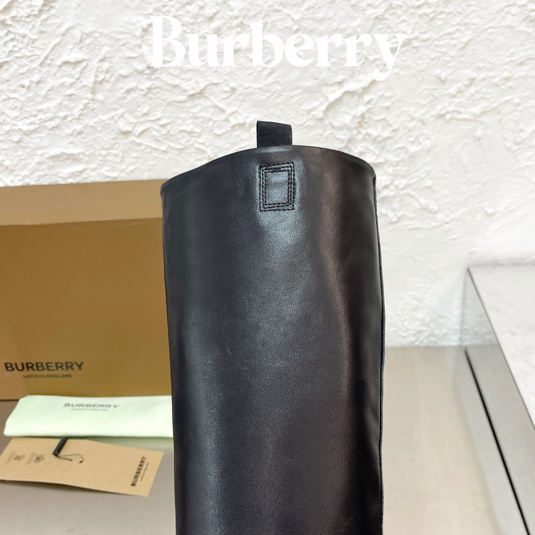 ua B**rry leather saddle tall boots