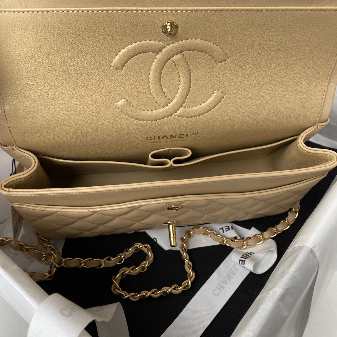 Ch*el classic flap bag 15.5×25.5×6.5cm