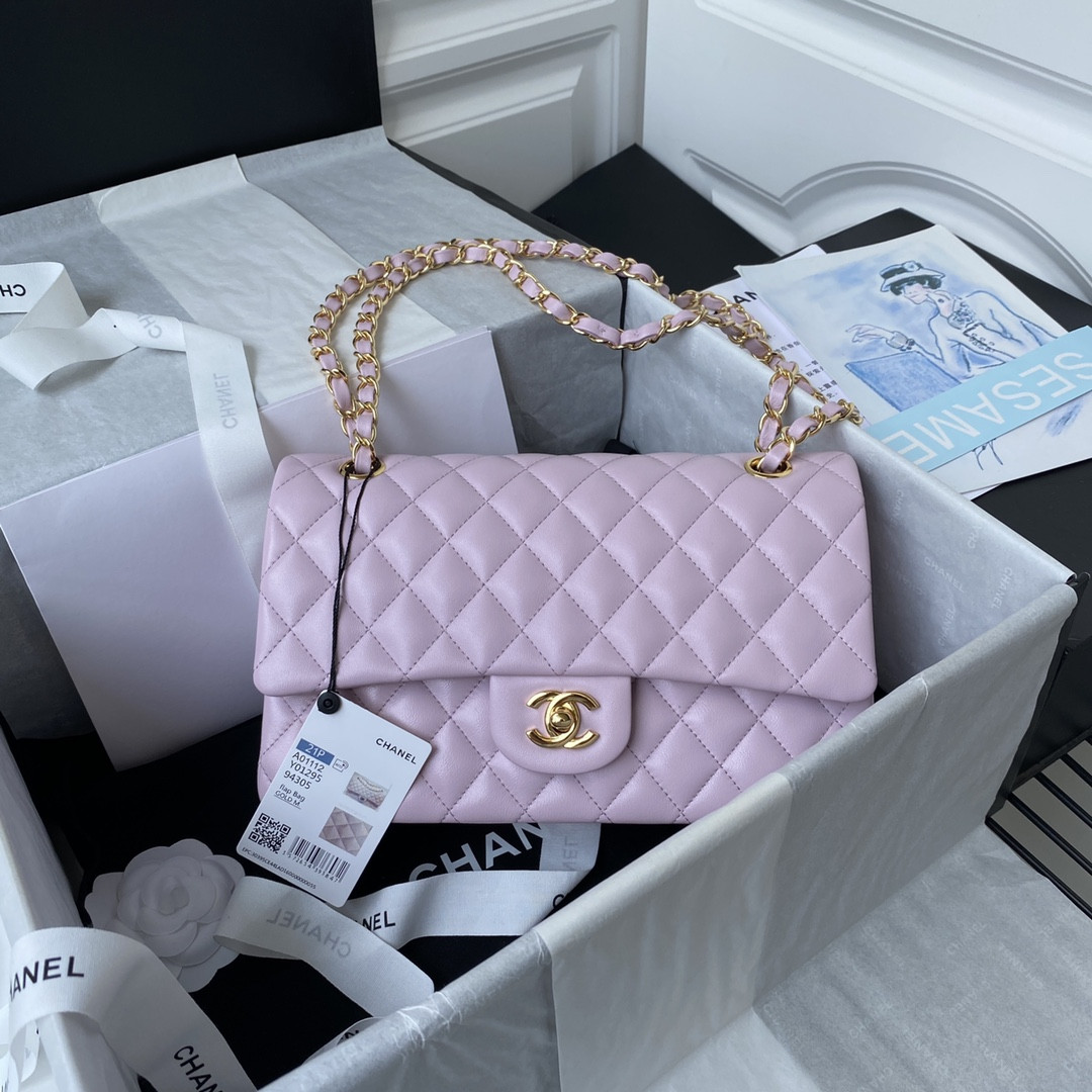Ch*el classic flap bag 15.5×25.5×6.5cm