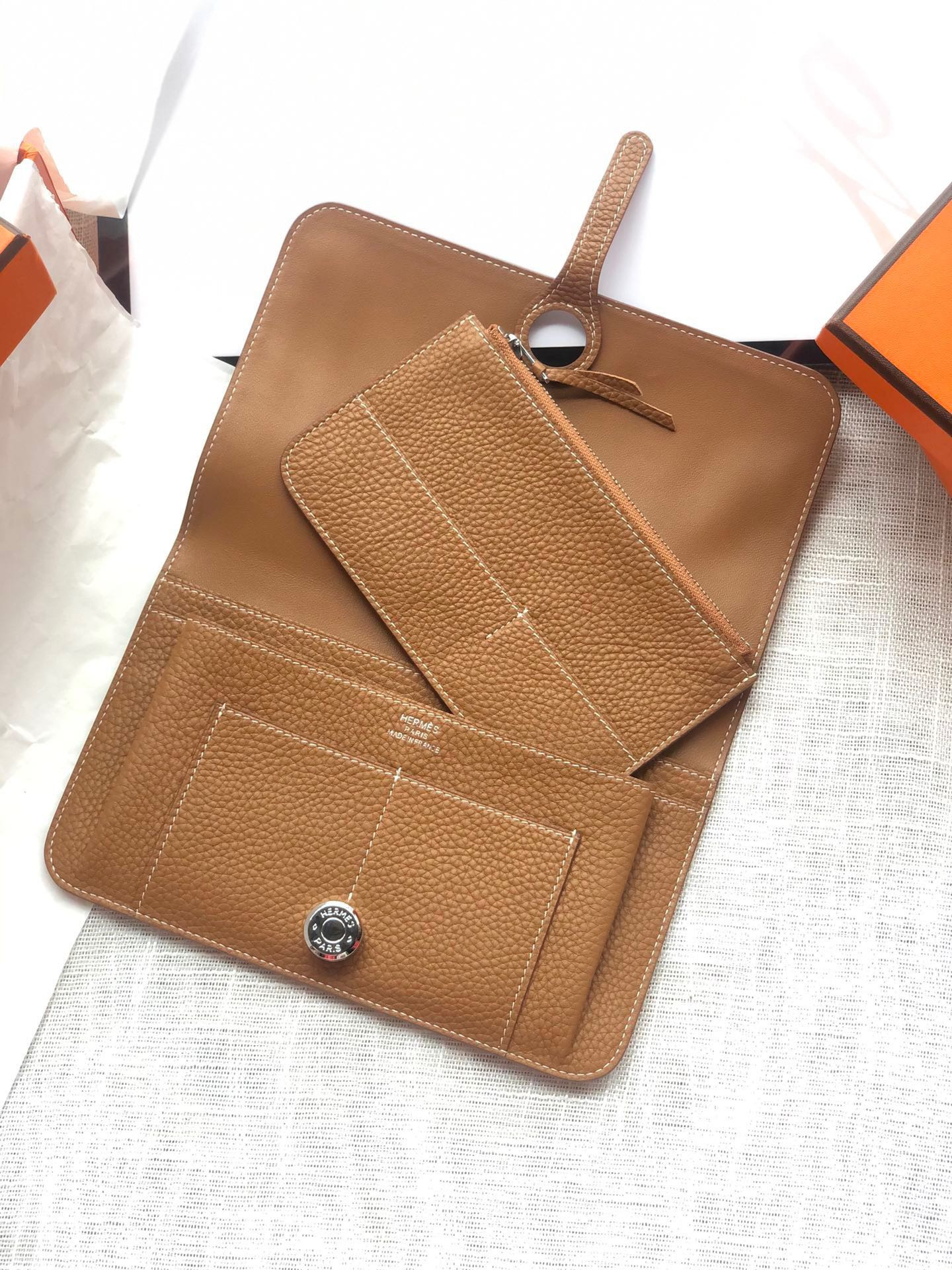 Hermès Dogon Duo Wallet 20.1cm