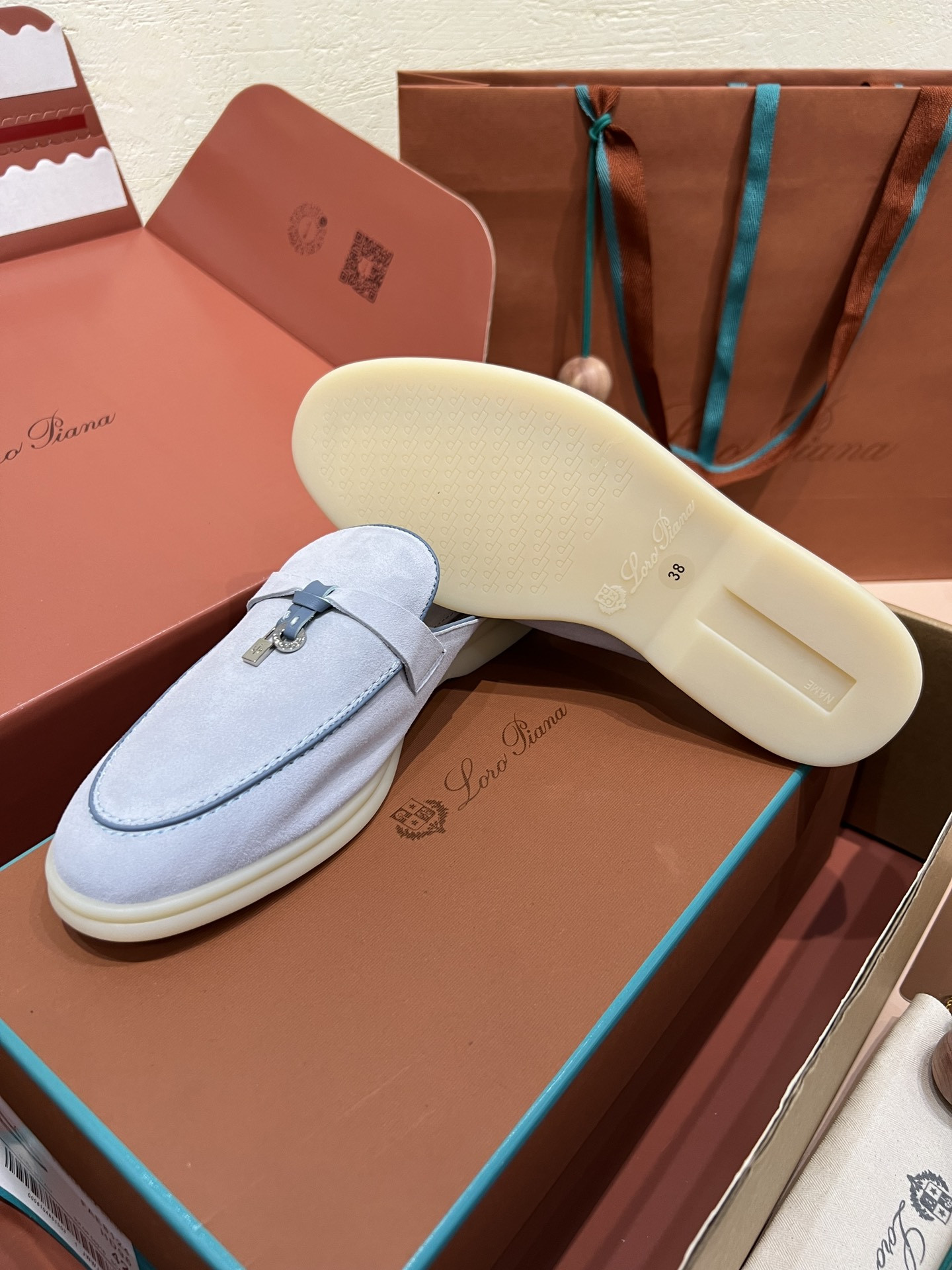 ua L**o p*ana babouche charms walk loafers
