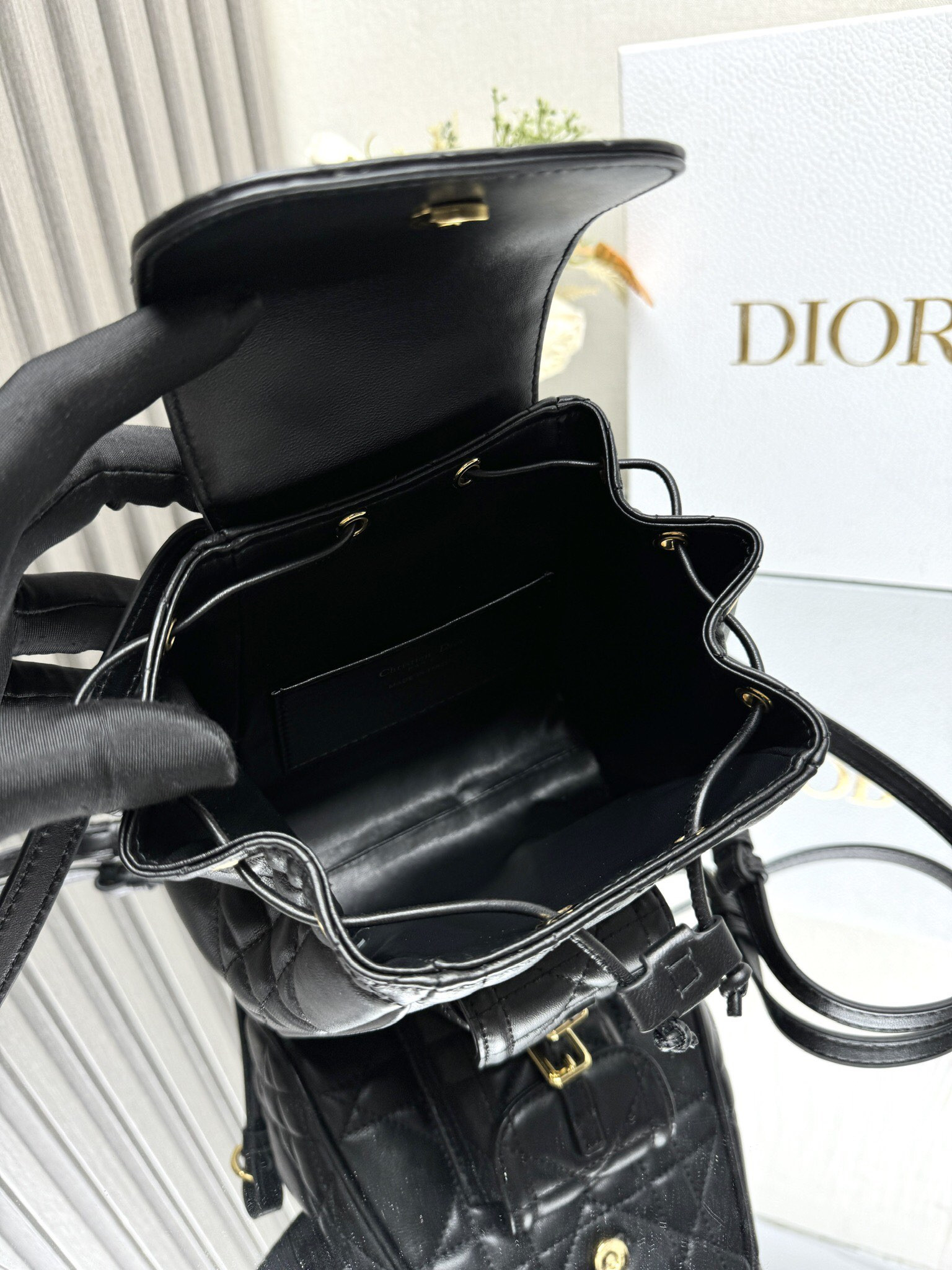 D*or caro backpack small 19.5 x 18.5 x 8.5 cm