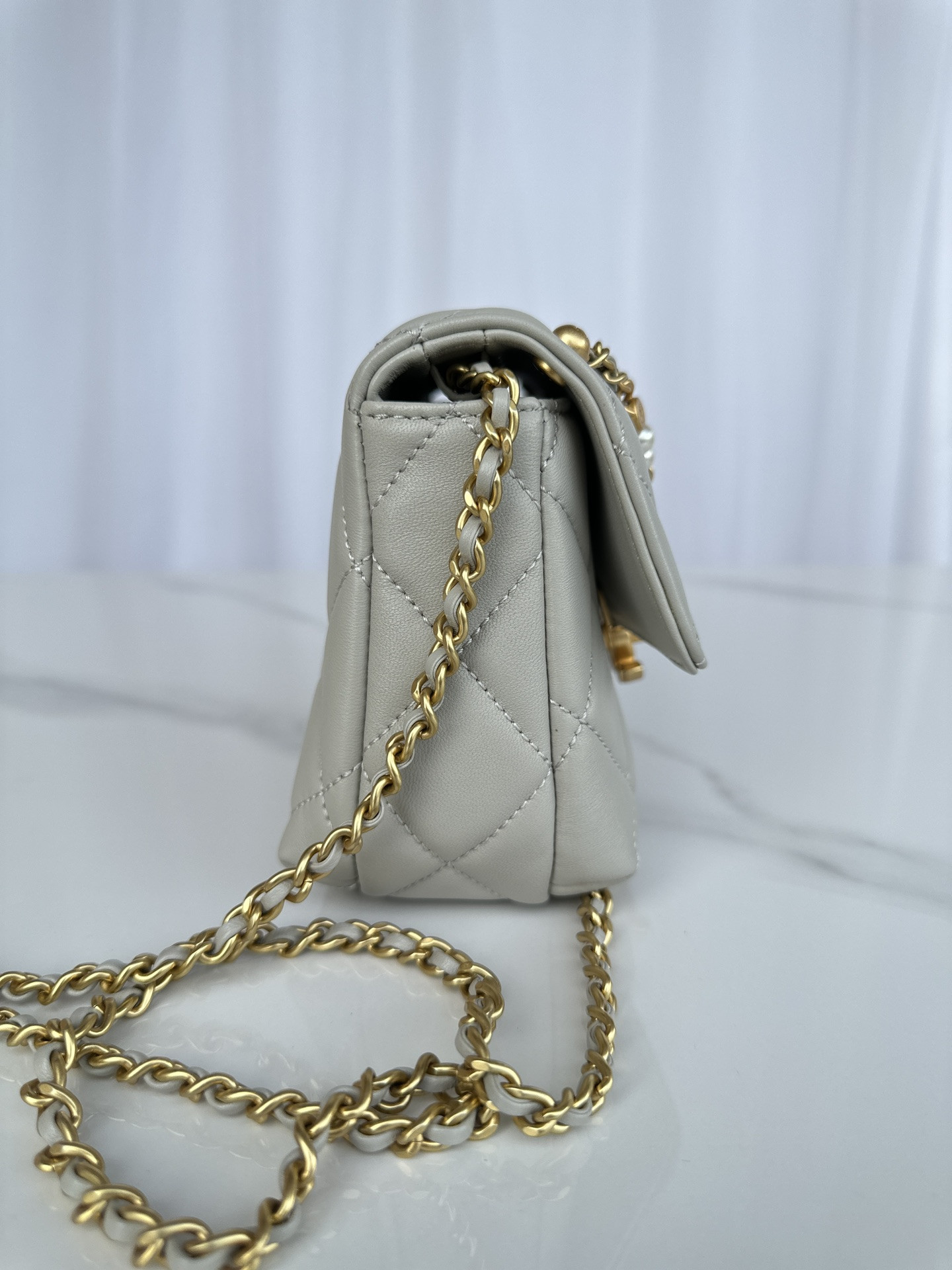 Ch*el mini flap bag 19x12.5x8cm