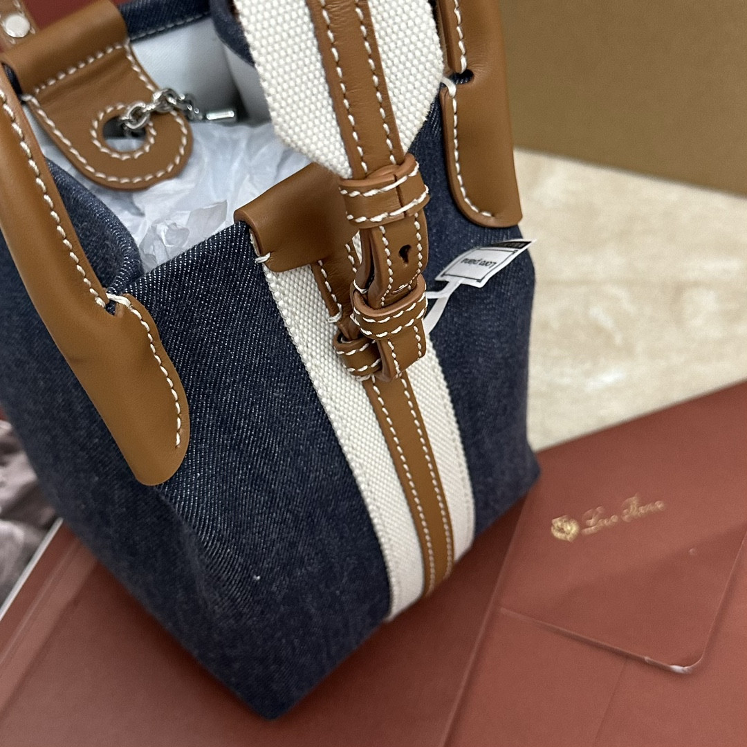 L**o p*ana micro bale cotton bag 23x16x14cm