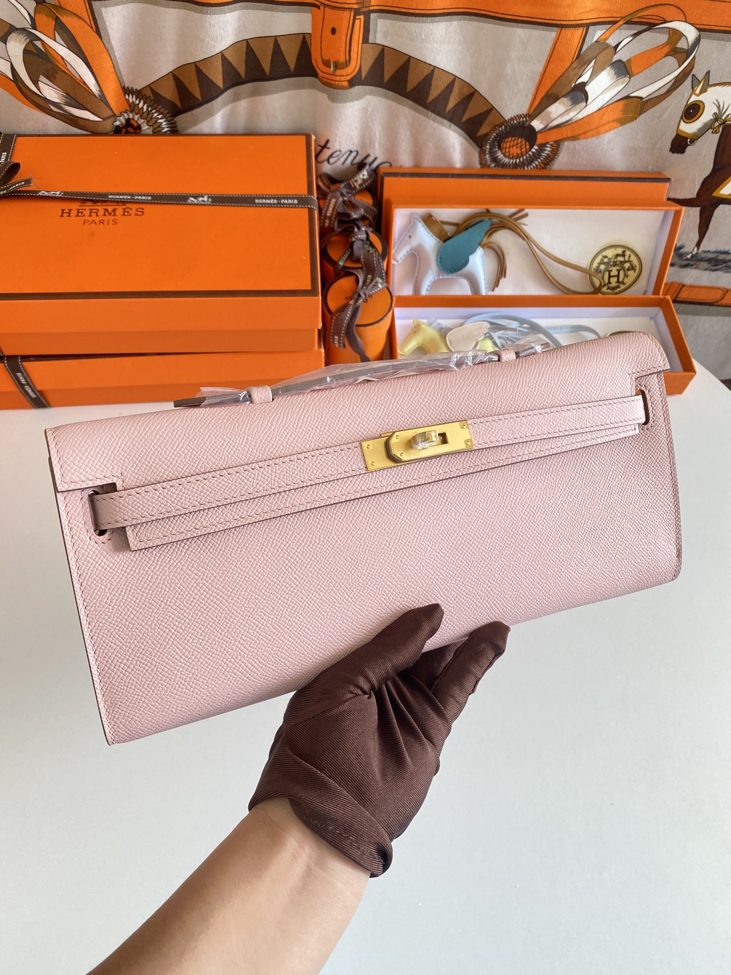 H**mes kelly cut 31cm epsom leather