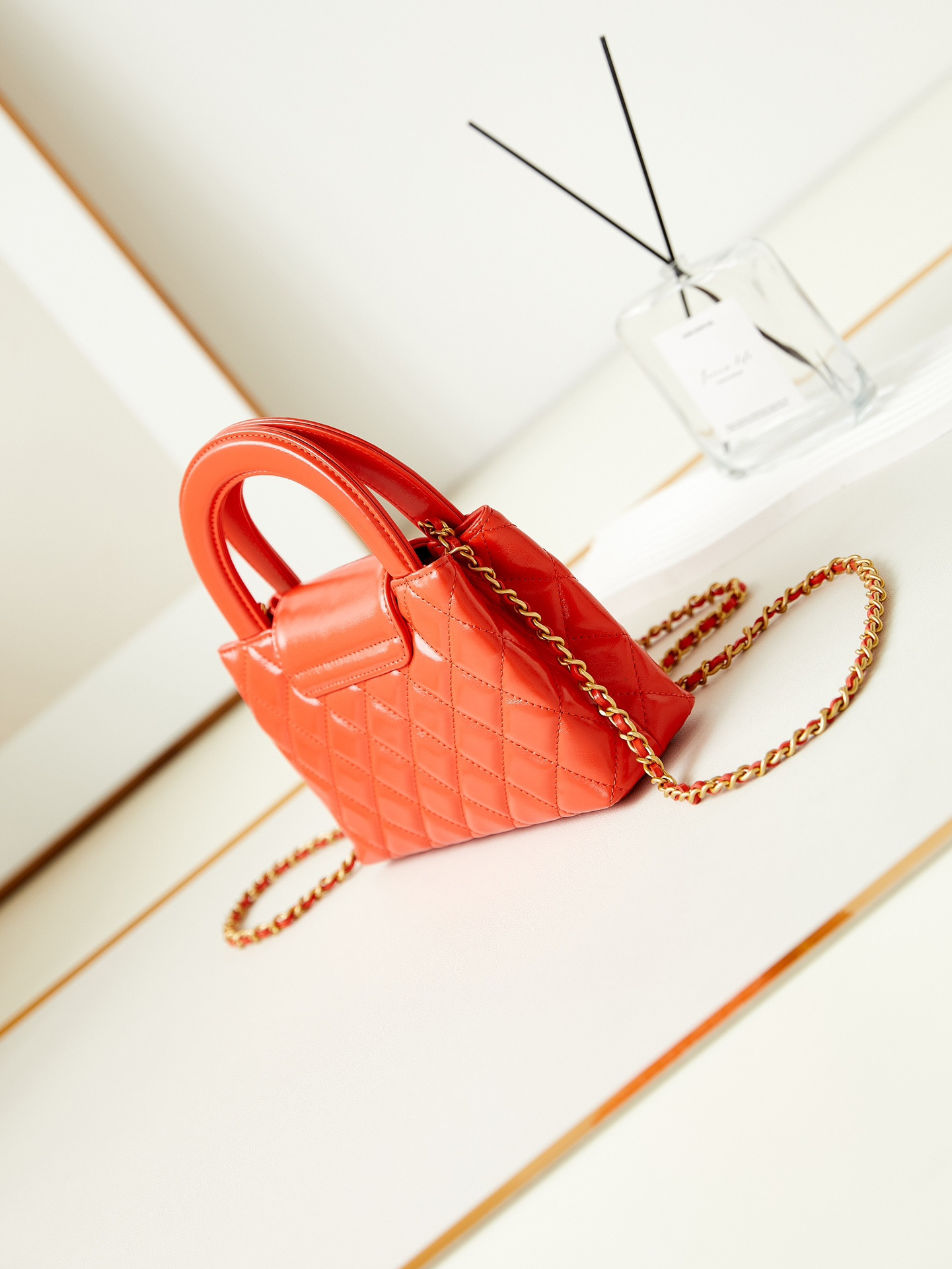 Ch*el 23k kelly 19x13x7cm