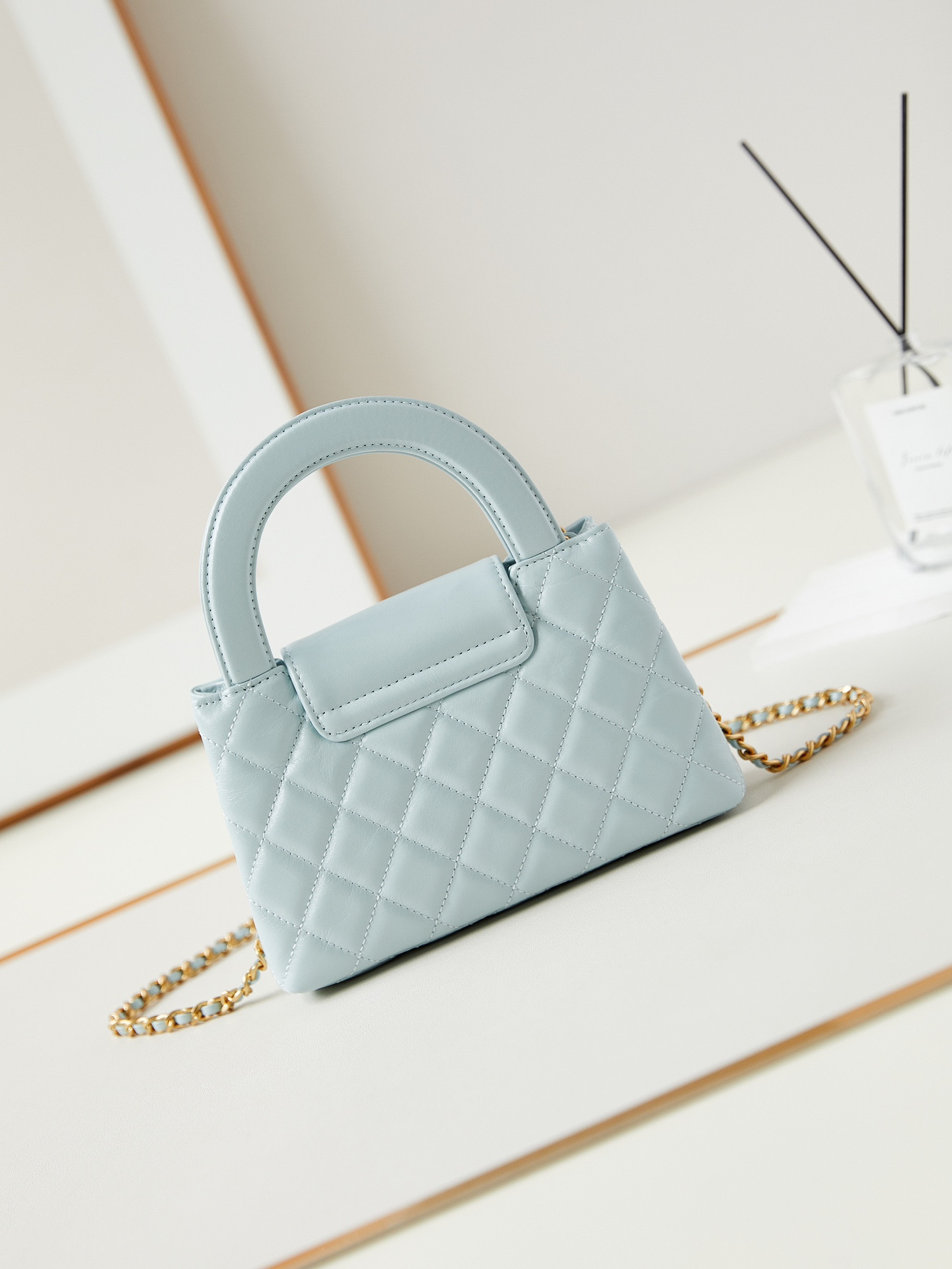 Ch*el 23k kelly 19x13x7cm